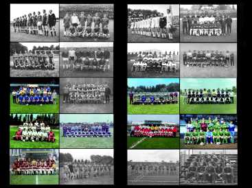 foto -44., 45. i 46. SERIA POCZTÓWEK - PIŁKARSKI KLUB KOLEKCJONERA