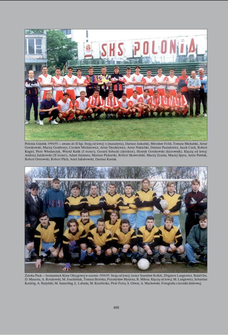 foto -Piłkarskie dzieje Wybrzeża 1991-2005