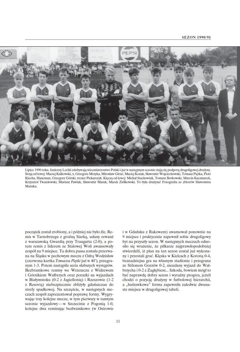 foto -Piłkarskie dzieje Wybrzeża 1991-2005